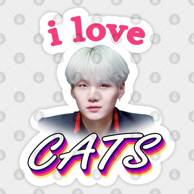 yoongi cat agenda ver. 2 Sticker by kitispa